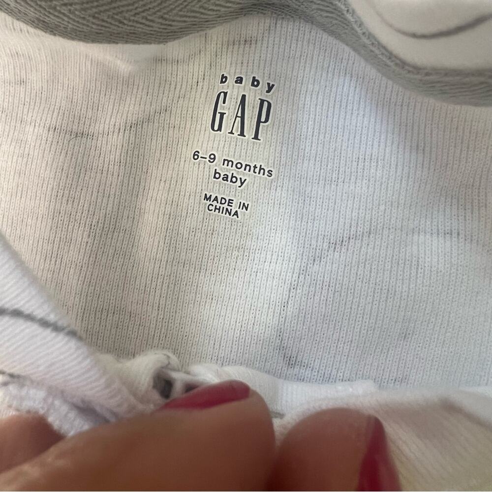 Baby Gap Cotton New Whale Print Baby Outfit Layette Set 6/9m - Picture 4 of 5